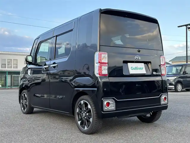 ダイハツ ウェイク G ターボ リミテッド SAⅢ 大分県 2020(令2)年 5.4万km ブラックマイカメタリック ・純正ナビ(SD.BT.CD.DVD.USB)/・全方位カメラ/・フルセグテレビ/・両側パワースライドドア/・スマートアシスト/・リアセンサー/・ドライブレコーダー/・ETC/・オートハイビーム/・ステアリングリモコン/・スマートキー/・プッシュスタート