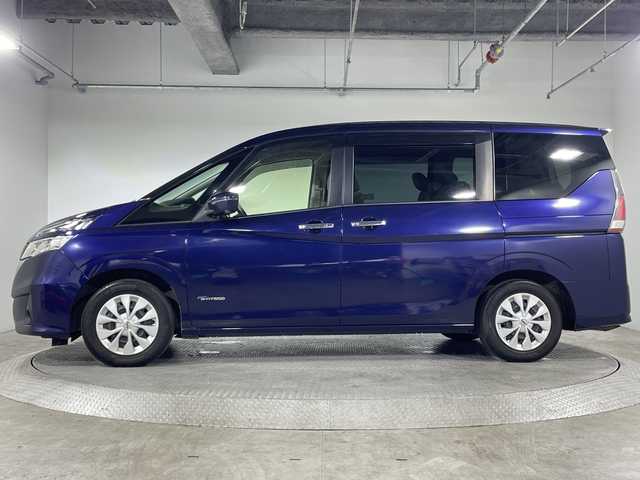 日産 セレナ X 神奈川県 2016(平28)年 7.5万km アズライトブルー 純正9型SDナビ/フルセグ　CD　DVD　HDMI　AUX　SD/セーフティバックB/プロパイロット/レーダークルーズ/レーンディパーチャーワーニング/エマージェンシーブレーキ/片側パワースライドドア/インテリジェントアラウンドビューモニター/アイドリングストップ/パーキングアシスト/電子パーキング/オートホールドブレーキ/前後クリアランスソナー/インテリジェントデジタルインナーミラー/ビルトインETC/オートライト/センターマルチコンソール/デュアルバックドア