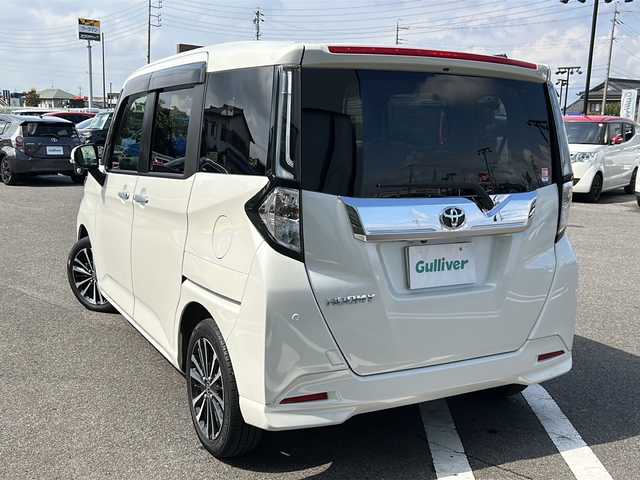 トヨタ ルーミー カスタムG－T 岐阜県 2022(令4)年 3.2万km パールホワイトⅢ 登録時走行距離：31800km/純正9インチナビ（NSZT-Y68T）/全方位カメラ/フルセグテレビ・Bluetooth・USB/両側パワースライドドア/ドライブレコーダー/ターボ車/シートヒーター/ETC/コーナーセンサー/LEDヘッドライト/レーンキープアシスト/オートライト/衝突被害軽減システム/純正15インチアルミホイール