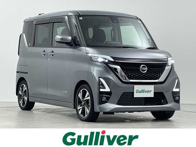 日産 ルークス HWS Gターボ プロパイロットED 岐阜県 2021(令3)年 4.6万km チタニウムグレーメタリック プロパイロット/純正SDナビ/フルセグ/BT/DVD/USB/アラウンドビューモニター/エマージェンシーブレーキ/車線逸脱防止支援システム/純正ドライブレコーダー/ビルトインETC/クリアランスソナー/両側パワースライドドア/シートバックテーブル/LEDオートライト/ハイビームアシスト/フォグランプ/純正フロアマット/サイドバイザー/プッシュスタート/ターボ車