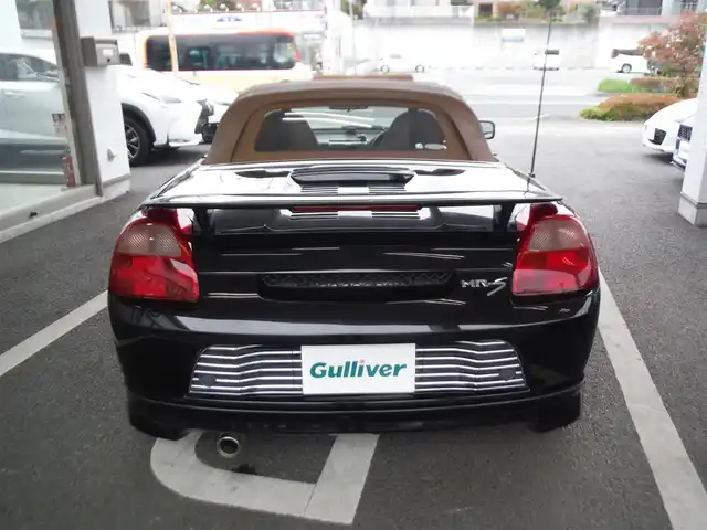 トヨタ ＭＲ－Ｓ V エディション 東京都 2001(平13)年 8万km 黒 取説あり/純正フルエアロ/ブラウンレザーシート/ステアシフト/社外HDDナビ・ETC/リヤロールバー/キーレス