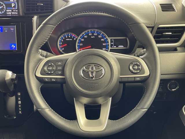 トヨタ ルーミー カスタムG 岐阜県 2023(令5)年 1.8万km ブラックマイカメタリック 社外ディスプレイオーディオ/(ラジオ/Bluetooth/CD)/両側パワースライドドア/衝突軽減ブレーキ/レーンキープアシスト/レーダークルーズコントロール/ステアリングスイッチ/LEDヘッドライト/ドライブレコーダー/ETC/スペアキー/スタッドレスAWセット積み込み