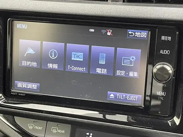 トヨタ アクア 群馬県 2016(平28)年 1.8万km ライムホワイトパールクリスタルシャイン 純正７インチＳＤナビ　純正ドライブレコーダー　クルーズコントロール　ステアリングリモコン　フルセグＴＶ　バックカメラ　フォグライト　オートライト　プッシュスタート　スマートキー　電動格納ミラー　禁煙車