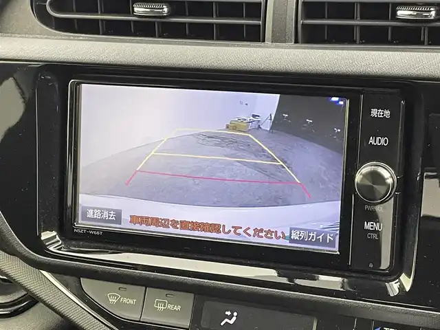 トヨタ アクア 群馬県 2016(平28)年 1.8万km ライムホワイトパールクリスタルシャイン 純正７インチＳＤナビ　純正ドライブレコーダー　クルーズコントロール　ステアリングリモコン　フルセグＴＶ　バックカメラ　フォグライト　オートライト　プッシュスタート　スマートキー　電動格納ミラー　禁煙車