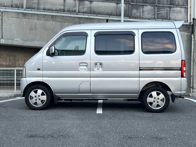 スズキ エブリィ ワゴン ジョイポップ ターボ 愛知県 2004(平16)年 10.4万km シルキーシルバーメタリック ハイルーフ/インタークーラーターボ/キーレス/HIDヘッドライト/フォグランプ/ETC/電格ミラー/純正フロアマット/ドアバイザー