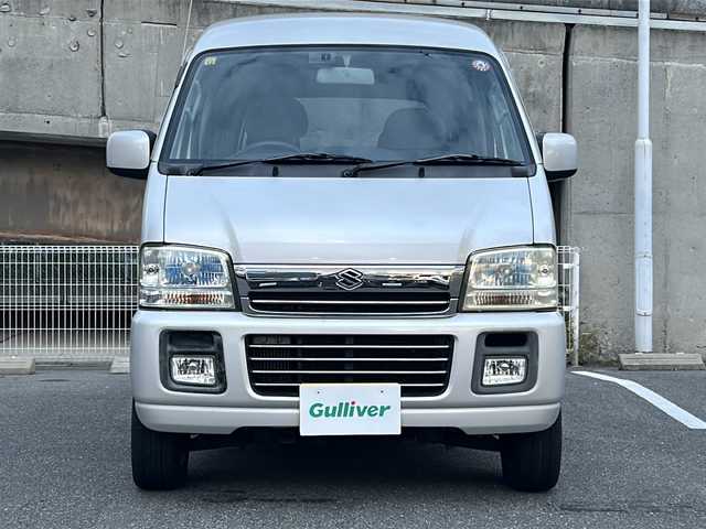 スズキ エブリィ ワゴン ジョイポップ ターボ 愛知県 2004(平16)年 10.4万km シルキーシルバーメタリック ハイルーフ/インタークーラーターボ/キーレス/HIDヘッドライト/フォグランプ/ETC/電格ミラー/純正フロアマット/ドアバイザー