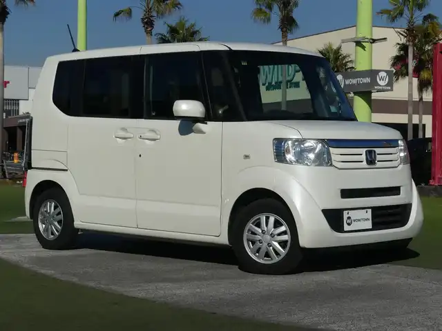ホンダ Ｎ ＢＯＸ G Lパッケージ 千葉県 2012(平24)年 7万km プレミアムホワイトパール 左パワースライドドア/右イージークローザードア/純正メモリーナビ/ワンセグTV/【DVD/CD再生機能】/バックカメラ/ETC/Modulo13インチアルミホイル/スマートキー
