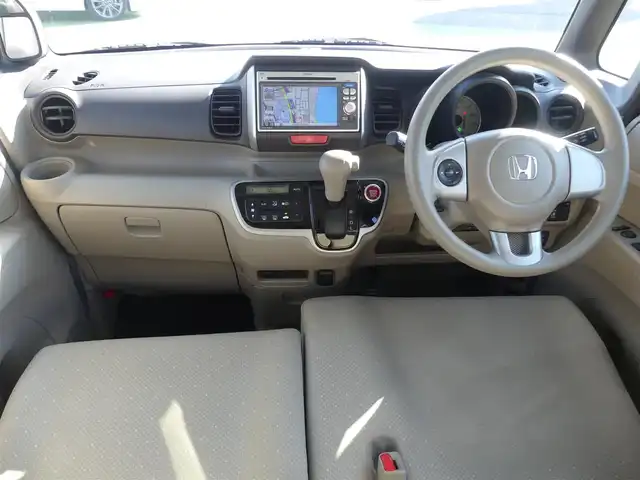 ホンダ Ｎ ＢＯＸ G Lパッケージ 千葉県 2012(平24)年 7万km プレミアムホワイトパール 左パワースライドドア/右イージークローザードア/純正メモリーナビ/ワンセグTV/【DVD/CD再生機能】/バックカメラ/ETC/Modulo13インチアルミホイル/スマートキー