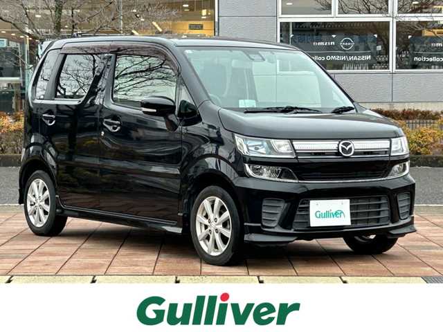 マツダ フレア ハイブリッド XS 福島県 2017(平29)年 5.5万km ブルーイッシュブラックパール3 デュアルセンサーブレーキサポート/車線逸脱警報機能/ふらつき警報/先行車発進お知らせ機能/誤発進抑制機能/純正ナビゲーション/型番：7WV/【CD/DVD/SD/USB/Bluetooth/TV】/バックカメラ/前方ドライブレコーダ―/運転席シートヒーター/ヘッドアップディスプレイ/LEDオートライト/純正フロアマット/純正ドアバイザー