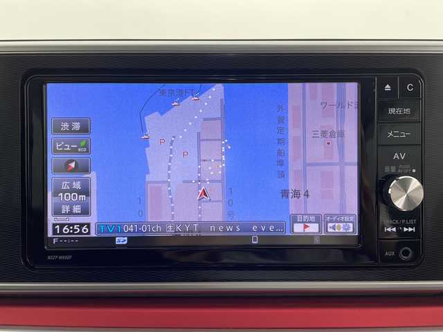 ダイハツ キャスト スポーツ SAⅡ 鹿児島県 2016(平28)年 2.4万km ディープブルークリスタルマイカ スマートアシストII/・衝突警報機能/・衝突回避支援ブレーキ/・車線逸脱警報機能/・誤発進抑制機能/・先行車発進お知らせ機能/プッシュスタート/アイドリングストップ/パドルシフト/純正ナビ NSZP-W66DF/フルセグTV/バックカメラ/ETC/ハーフレザーシート/運転席シートヒーター/LEDヘッドライト/オートライト/ドアバイザー/16インチ純正アルミホイール
