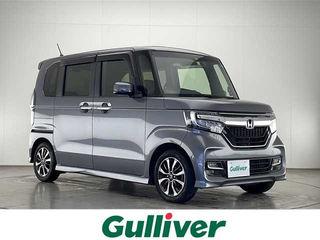 ホンダ Ｎ ＢＯＸ カスタム G L ホンダセンシング 宮崎県 2019(令1)年 4.6万km シャイニンググレーM 禁煙車/ホンダセンシング/純正ナビTV/（VXM-195VFi/CD/DVD/Bluetooth/フルセグTV)/純正バックカメラ/純正ドライブレコーダー/純正ビルトインETC/純正LEDオートライト/純正LEDフォグ/純正エアロ/純正ルーフエンドスポイラー/純正14インチアルミ/純正フロアマット/両側電動スライドドア/アダプティブクルーズコントロール/レーンディパーチャーアラート/クリアランスソナー/ウインカードアミラー/ハーフシェイドガラス/オートエアコン（プラズマクラスター）/スマートキー/プッシュエンジンスタート/新車時保証書/取扱い説明書