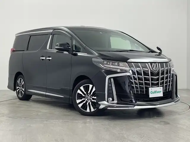 トヨタ アルファード S Cパッケージ 群馬県 2022(令4)年 1.8万km ブラック サンルーフ　モデリスタフルエアロ　純正９型ディスプレイオーディオ　純正１２．１型後席モニター　デジタルインナーミラー　ビルトインＥＴＣ　前後ドラレコ　シートヒーター　エアシート　ＢＳＭ　ＬＥＤ　禁煙