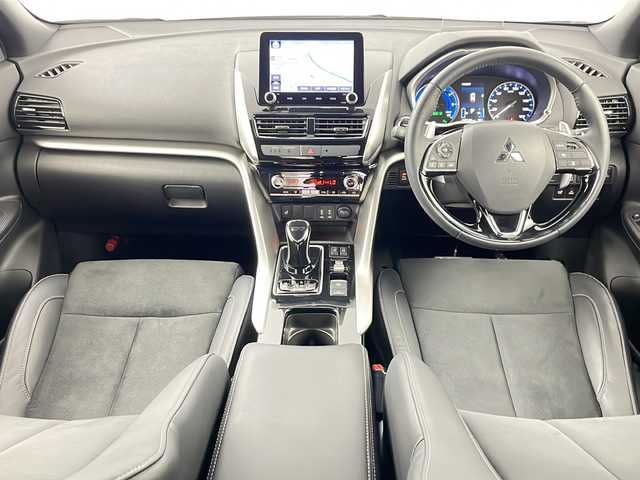 三菱 エクリプス クロス ＰＨＥＶ P 道央・札幌 2021(令3)年 2.9万km ホワイトダイヤモンド ・4WD/・寒冷地仕様/・純正ナビ&BT&USB&フルセグ/・全方位モニター/・衝突軽減ブレーキ/・レーダークルーズコントロール/・ヘッドアップディスプレイ/・ブラインドスポットモニター/・運転席パワーシート/・前席シートヒーター/・ステアリングヒーター/・ハーフレザーシート/・社外前後ドライブレコーダー/・LEDヘッドライト/・LEDフォグランプ/・純正18インチAW/・充電ケーブル有