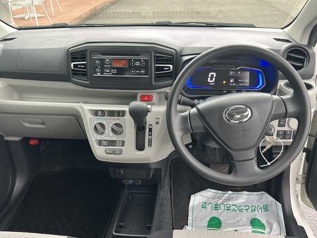 ダイハツ ミラ イース X SAⅢ 福島県 2020(令2)年 6.9万km ホワイト 4WD 純正オーディオ CD再生 AM/FMチューナー ETC 横滑り防止 衝突軽減 アイドリングストップ 取扱説明書 純正LEDライト リモコンキー スペアキー