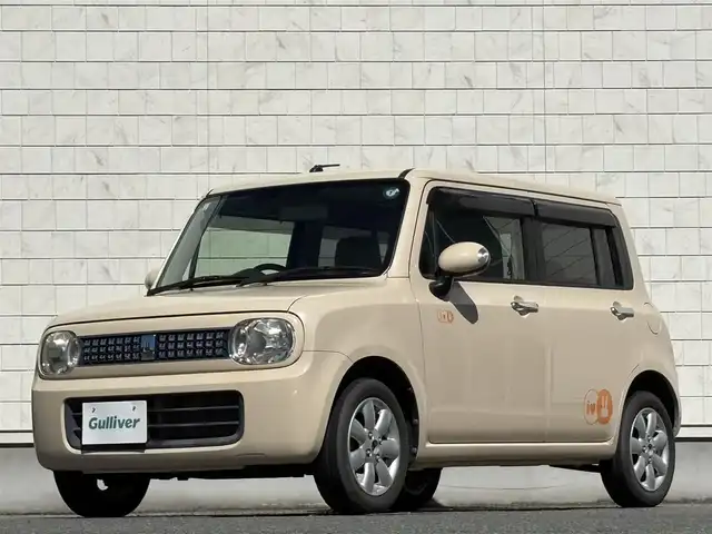 スズキ ラパン X セレクション 岩手県 2013(平25)年 3.6万km ミルクティーベージュメタリック 禁煙車/シートヒーター/社外ナビ/→ワンセグTV/CD/DVD/シートカバー/シガーソケット/プッシュスタート/電動格納ミラー/取扱説明書