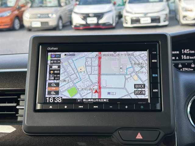 ホンダ Ｎ ＢＯＸ 岡山県 2020(令2)年 3.2万km プラチナホワイトパール 登録時走行距離31869km/純正SDナビ/(AM/FM/TV/BT/DISC)/HondaSensing/・衝突軽減ブレーキ/・アダプティブクルーズコントロール/レーンキープアシスト/両側パワースライドドア/ビルトインETC/ドライブレコーダー/S+Rエアロ/バックカメラ/ウォークスルー/ターボ/キセノンヘッドライト/プッシュスタート/スマートキー/スペアキー/純正15インチアルミホイール
