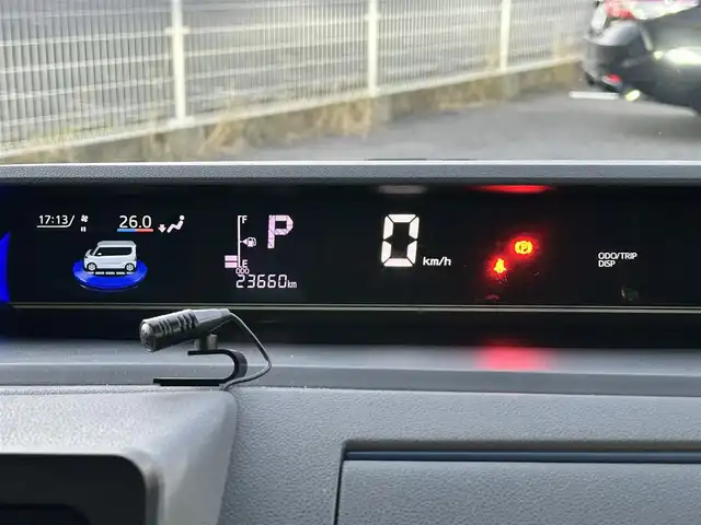 ダイハツ タント カスタム X 島根県 2020(令2)年 2.4万km ブラックマイカメタリック 登録時走行距離23660km/取扱説明書【車両/ナビ】/保証書/社外SDナビ【CD/DVD/Bluetooth/HDMI】/フルセグテレビ/バックカメラ/後席モニター/衝突軽減ブレーキ/両側パワースライドドア/ロングスライドシート/プッシュスタート/スマートキー(スペアスマート×1)/LEDヘッドライト/オートライト/フォグランプ/ETC/純正14インチアルミ