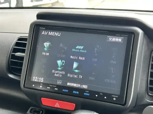 ホンダ Ｎ ＢＯＸ SSパッケージ 静岡県 2014(平26)年 6.6万km スマートブラック 純正8インチナビ/（DVD/CD/FM/AM/Bluetooth）/フルセグTV/ホンダセンシング/プッシュスタート/スマートキー/ETC/ドラレコ/両側パワスラ/カーテンエアバッグ/純正14AW/オートエアコン/フルフラットシート
