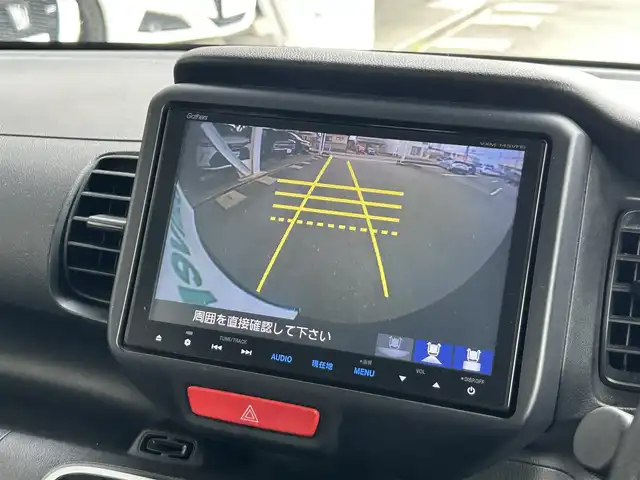 ホンダ Ｎ ＢＯＸ SSパッケージ 静岡県 2014(平26)年 6.6万km スマートブラック 純正8インチナビ/（DVD/CD/FM/AM/Bluetooth）/フルセグTV/ホンダセンシング/プッシュスタート/スマートキー/ETC/ドラレコ/両側パワスラ/カーテンエアバッグ/純正14AW/オートエアコン/フルフラットシート