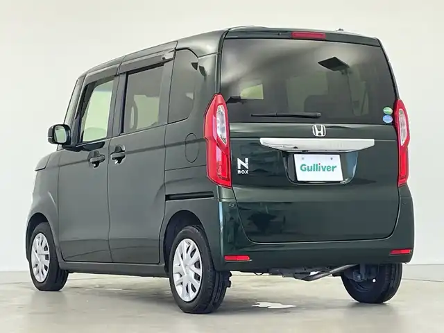 ホンダ Ｎ ＢＯＸ G EX ターボ ホンダセンシング 岐阜県 2017(平29)年 6.8万km ブリティッシュグリーンP 純正ナビ/CD/DVD/Bluetooth/USB/SD/フルセグTV/バックモニター/Honda SENSING/衝突軽減ブレーキ/レーンキープアシスト/先行車発進お知らせ機能/アダプティブクルーズコントロール/標識認識機能/オートハイビーム/ECON/パーキングセンサー/シートヒーター/ETC/パドルシフト/サイドアンダーミラー/電動格納ミラー/オートLEDヘッドライト/スマートキー/プッシュスタート/純正フロアマット/純正ドアバイザー