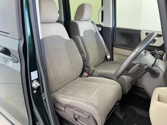 ホンダ Ｎ ＢＯＸ G EX ターボ ホンダセンシング 岐阜県 2017(平29)年 6.8万km ブリティッシュグリーンP 純正ナビ/CD/DVD/Bluetooth/USB/SD/フルセグTV/バックモニター/Honda SENSING/衝突軽減ブレーキ/レーンキープアシスト/先行車発進お知らせ機能/アダプティブクルーズコントロール/標識認識機能/オートハイビーム/ECON/パーキングセンサー/シートヒーター/ETC/パドルシフト/サイドアンダーミラー/電動格納ミラー/オートLEDヘッドライト/スマートキー/プッシュスタート/純正フロアマット/純正ドアバイザー