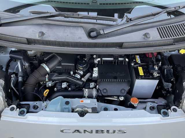 ダイハツ ムーヴ キャンバス ストライプス G ターボ 山口県 2023(令5)年 2.1万km シャイニングホワイトパール/レイクブルーメタリック ワンオーナー/純正9インチディスプレイオーディオ/・フルセグテレビ（キャンセラー付き)/・Bluetooth/・AM/FM/・Android　Auto/・Apple CarPlay/・USB/iPod/・HDMI/両側パワースライドドア/ETC/前方ドライブレコーダー/シートヒーター（運転席＋助手席）/電動パーキングブレーキ/プッシュスタート/スマートキー/ホッとカップホルダー/スマートアシスト/・衝突回避支援ブレーキ機能/・衝突警報機能/・ブレーキ制御付誤発進抑制機能/・車線逸脱抑制制御機能/・車線逸脱警報機能/・路側逸脱警報機能/・ふらつき警報/・先行車発進お知らせ機能/・標識認識機能/・アダプティブドライビングビーム/・アダプティブクルーズコントロール/・レーンキープコントロール