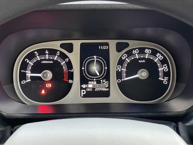 ダイハツ ムーヴ キャンバス ストライプス G ターボ 山口県 2023(令5)年 2.1万km シャイニングホワイトパール/レイクブルーメタリック ワンオーナー/純正9インチディスプレイオーディオ/・フルセグテレビ（キャンセラー付き)/・Bluetooth/・AM/FM/・Android　Auto/・Apple CarPlay/・USB/iPod/・HDMI/両側パワースライドドア/ETC/前方ドライブレコーダー/シートヒーター（運転席＋助手席）/電動パーキングブレーキ/プッシュスタート/スマートキー/ホッとカップホルダー/スマートアシスト/・衝突回避支援ブレーキ機能/・衝突警報機能/・ブレーキ制御付誤発進抑制機能/・車線逸脱抑制制御機能/・車線逸脱警報機能/・路側逸脱警報機能/・ふらつき警報/・先行車発進お知らせ機能/・標識認識機能/・アダプティブドライビングビーム/・アダプティブクルーズコントロール/・レーンキープコントロール