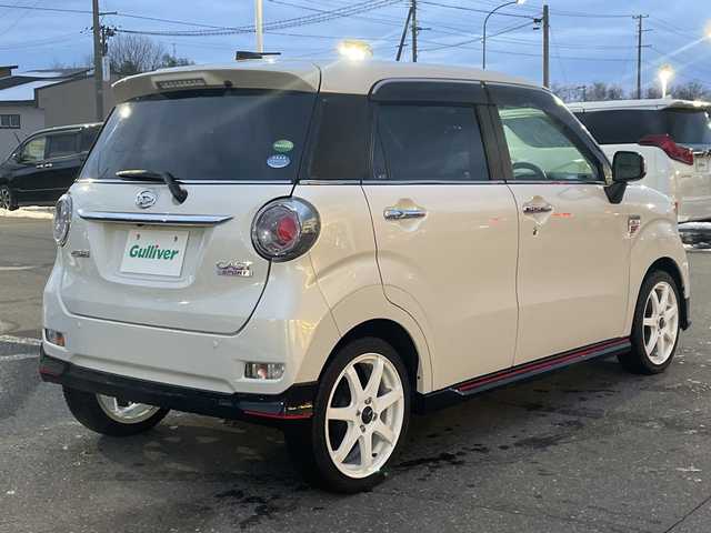 ダイハツ キャスト スポーツ SAⅡ 青森県 2017(平29)年 4.5万km パールホワイトⅢ ４WD/純正ナビ/フルセグTV/CD/DVD/BT/バックカメラ/ドライブレコーダー/ETC/前席シートヒーター/純正フロアマット