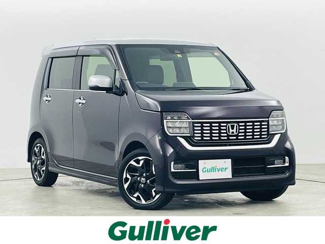 ホンダ Ｎ ＷＧＮ カスタム Lターボ ホンダS 福島県 2019(令1)年 5.6万km プレミアムベルベットパープル・パール ホンダセンシング/・衝突軽減ブレーキ/・レーンキープアシスト/・アダプティブクルーズコントロール/・ロードサインアシスト/・先行車発進お知らせ/・標識認識機能/純正SDナビ/【AM/FM/CD/DVD/BT/USB/フルセグTV】/型番：VXM-194VFi/バックカメラ/ハーフレザーシート/D席シートヒーター/LEDヘッドライト・オートライト・LEDフォグライト/純正AW/チルトステアリング/ステアリングスイッチ/パドルシフト/電動パーキングブレーキ/ビルドインETC/純正フロアマット/電動格納ミラー/ドアバイザー/プッシュスタート/スマートキー×2