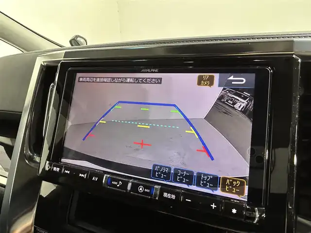 トヨタ アルファード S Cパッケージ 大阪府 2019(令1)年 2.6万km ブラック サンルーフ　黒革シート　ＡＬＰＩＮＥナビＴＶ　Ｂカメラ　後席モニター　パワーシート／ヒーター／エアコン　ハンドルヒーター　電動リアゲート　衝突軽減　レーダーＣ　クリアランスソナー