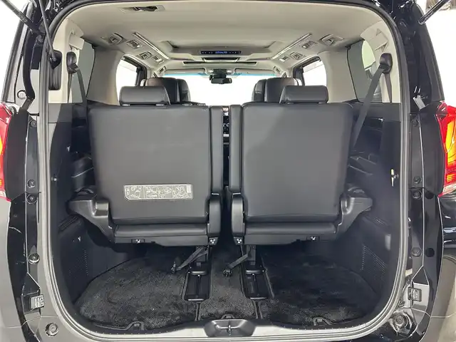 トヨタ アルファード S Cパッケージ 大阪府 2019(令1)年 2.6万km ブラック サンルーフ　黒革シート　ＡＬＰＩＮＥナビＴＶ　Ｂカメラ　後席モニター　パワーシート／ヒーター／エアコン　ハンドルヒーター　電動リアゲート　衝突軽減　レーダーＣ　クリアランスソナー