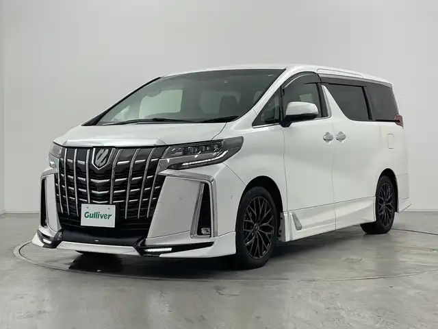 トヨタ アルファード S Cパッケージ 群馬県 2021(令3)年 2.3万km ホワイトパールクリスタルシャイン TRDエアロ　JBLプレミアムサウンド 10.5型ナビ　13.2型後席モニター　全周囲カメラ　デジタルインナーミラー　パーキングアシスト　電動リアゲート　衝突被害軽減ブレーキ　ETC2.0 禁煙車