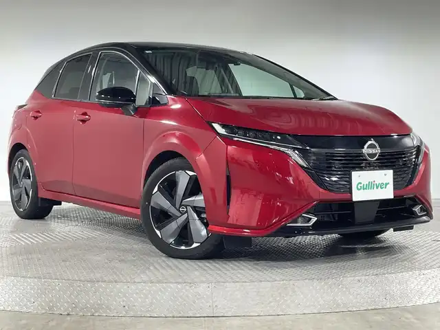 日産 オーラ G 神奈川県 2023(令5)年 3.5万km ガーネットレッド/スーパーブラック 2トーン 純正9型メモリナビゲーション/AM FM フルセグ Bluetooth HDMI AppleCarPlay AndroidAuto/アラウンドビューモニター/BOSEパーソナルプラスサウンドシステム/プロパイロット/全方位運転支援システム/インテリジェントエマージェンシーブレーキ/踏み間違い衝突防止アシスト/標識検知機能/前方衝突予測警報/車線逸脱警報/ふらつき警報/車線逸脱防止支援システム/エマージェンシーストップシグナル/後側方衝突防止支援システム/後側方車両検知警報/後退時車両検知機能/インテリジェントルームミラー/オートホールド/ステアリングリモコン/前方ドライブレコーダー/ハーフレザーシート/ビルトインETC2.0/純正フロアマット/LEDヘッドライト/オートライト/オートマチックハイビーム/純正17インチアルミホイル/プッシュスタート/インテリジェントキー