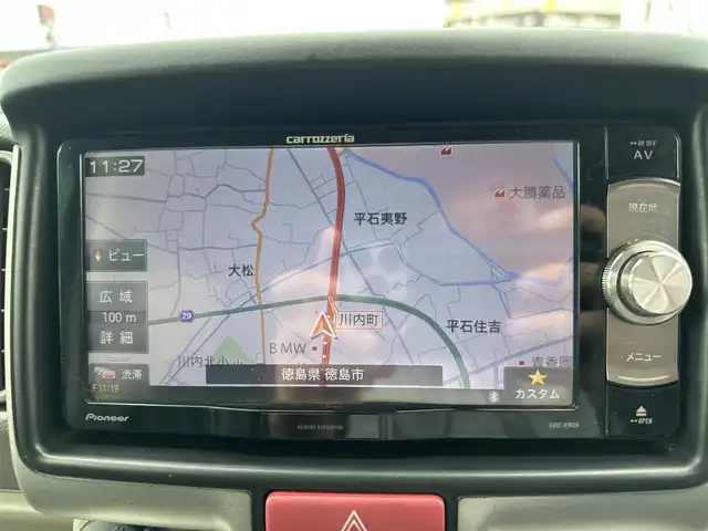 スズキ エブリィ ワゴン PZターボ スペシャル 徳島県 2015(平27)年 4.7万km ブルーイッシュブラックパール3 ICターボ/両側パワスラ/社外7インチナビ【AVIC-RW09】/（バックカメラ/フルセグTV/CD/DVD/AM/FM）/オーエアコン/オートライト/社外16AW【RC】/ETC/電格ミラー/プッシュスタート/スマートキー