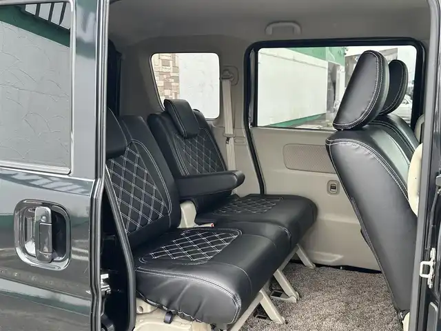 スズキ エブリィ ワゴン PZターボ スペシャル 徳島県 2015(平27)年 4.7万km ブルーイッシュブラックパール3 ICターボ/両側パワスラ/社外7インチナビ【AVIC-RW09】/（バックカメラ/フルセグTV/CD/DVD/AM/FM）/オーエアコン/オートライト/社外16AW【RC】/ETC/電格ミラー/プッシュスタート/スマートキー