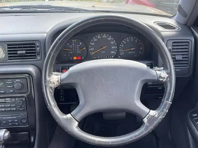 日産 グロリア グランツーリスモ SV 宮城県 1992(平4)年 4.2万km ジェントルブルー 純正CDオーディオ/ETC/電動ミラー/D席パワーシート/純正リアカーテン開閉/スペアキー×１/純正サマーアルミ