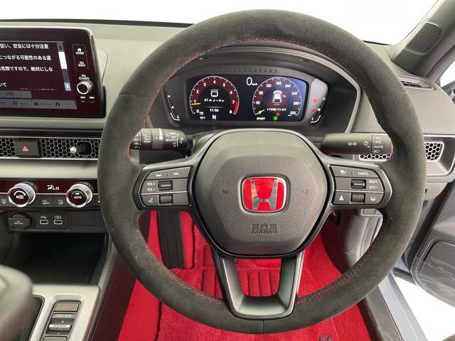 ホンダ シビック タイプR 愛知県 2025(令7)年 0.1千km ソニックグレーパール 登録済未使用車/ホンダセンシング/純正8型ディズプレイオーディオナビ/バックカメラ/レーダークルーズコントロール/フルセグ/Bluetooth/コーナーセンサー/純正アルミホイール/ETC2.0/ブラインドスポットモニター/レーンキープアシスト/衝突軽減システム/ステアリングスイッチ/スマートキー/プッシュスタート