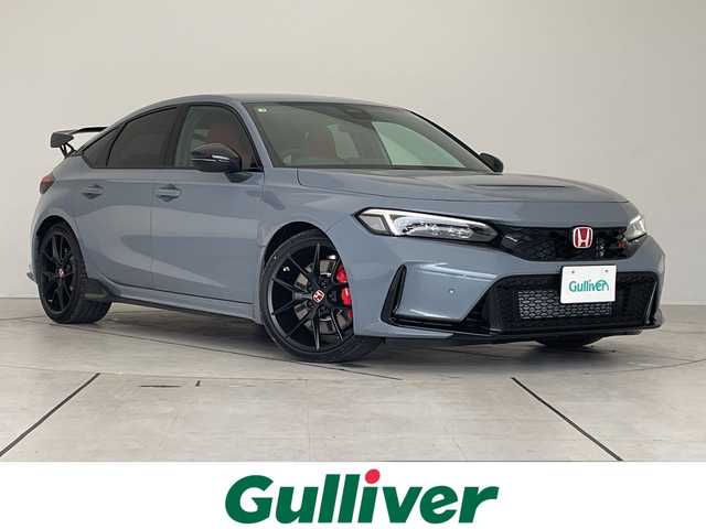 ホンダ シビック タイプR 愛知県 2025(令7)年 0.1千km ソニックグレーパール 登録済未使用車/ホンダセンシング/純正8型ディズプレイオーディオナビ/バックカメラ/レーダークルーズコントロール/フルセグ/Bluetooth/コーナーセンサー/純正アルミホイール/ETC2.0/ブラインドスポットモニター/レーンキープアシスト/衝突軽減システム/ステアリングスイッチ/スマートキー/プッシュスタート