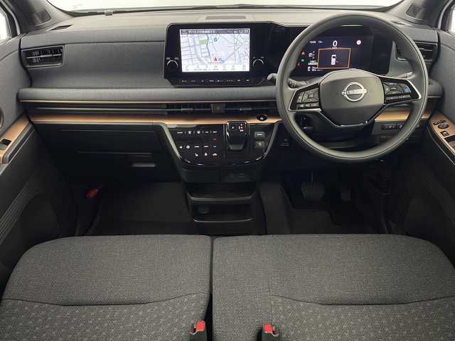 日産 サクラ G 栃木県 2023(令5)年 1.5万km アメジストブラック/シルキーホワイト 純正メーカーナビ/（BT/CD/DVD/AM/FM）/全周囲カメラ/レーダークルーズコントロール/アラウンドビューモニター/プロパイロットパーキング/D席シートヒーター/LEDヘッドライト/ETC2.0/前後コーナーセンサー/レーンキープアシスト/純正フロアマット/充電コード/純正１５インチアルミホイール/プッシュスタート/スマートキー