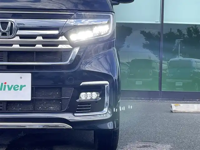 ホンダ Ｎ ＢＯＸ カスタム L ターボ 奈良県 2021(令3)年 6万km ミッドナイトブルービームM 純正8インチナビ/バックカメラ/フルセグTV/衝突軽減ブレーキ/レーダークルコン/後方コーナーセンサー/オートライト/ETC/ドラレコ/両側パワスラ/シートヒーター/パドルシフト/LEDヘッドライト/フォグランプ/ドアバイザー
