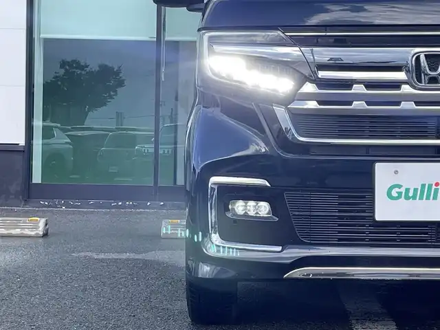 ホンダ Ｎ ＢＯＸ カスタム L ターボ 奈良県 2021(令3)年 6万km ミッドナイトブルービームM 純正8インチナビ/バックカメラ/フルセグTV/衝突軽減ブレーキ/レーダークルコン/後方コーナーセンサー/オートライト/ETC/ドラレコ/両側パワスラ/シートヒーター/パドルシフト/LEDヘッドライト/フォグランプ/ドアバイザー
