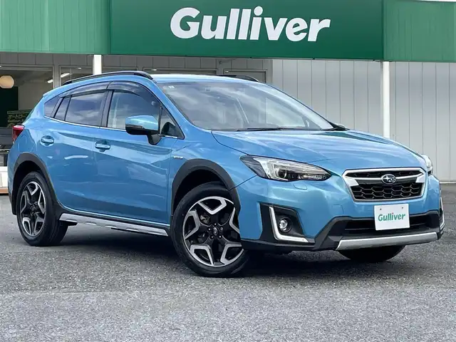 スバル ＸＶ ハイブリッド アドバンス 千葉県 2019(令1)年 3.7万km ラグーンブルーP アイサイトVer3/・衝突軽減ブレーキ/・アクティブレーンキープアシスト/・ブラインドスポットモニター/・アダプティブクルーズコントロール/・先行車発進お知らせ機能/・後退時自動ブレーキシステム/・ハイビームアシスト/・ブラインドスポットモニター/純正SDナビ【CN-LR840DFD】/・CD/DVD/MSV/Bluetooth/フルセグ/サイドブラインドカメラ/バックカメラ/ハーフレザーシート/前席パワーシート/コーナーセンサー/パドルシフト/純正LEDヘッドライト/フォグランプ/純正18インチアルミホイール/純正ドライブレコーダー/ETC2.0/ルーフレール/ドアバイザー/サイド＆カーテンエアバッグ/ニーエアバッグ/新車時保証書＆取扱説明書