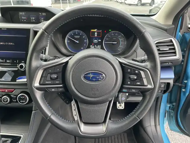 スバル ＸＶ ハイブリッド アドバンス 千葉県 2019(令1)年 3.7万km ラグーンブルーP アイサイトVer3/・衝突軽減ブレーキ/・アクティブレーンキープアシスト/・ブラインドスポットモニター/・アダプティブクルーズコントロール/・先行車発進お知らせ機能/・後退時自動ブレーキシステム/・ハイビームアシスト/・ブラインドスポットモニター/純正SDナビ【CN-LR840DFD】/・CD/DVD/MSV/Bluetooth/フルセグ/サイドブラインドカメラ/バックカメラ/ハーフレザーシート/前席パワーシート/コーナーセンサー/パドルシフト/純正LEDヘッドライト/フォグランプ/純正18インチアルミホイール/純正ドライブレコーダー/ETC2.0/ルーフレール/ドアバイザー/サイド＆カーテンエアバッグ/ニーエアバッグ/新車時保証書＆取扱説明書