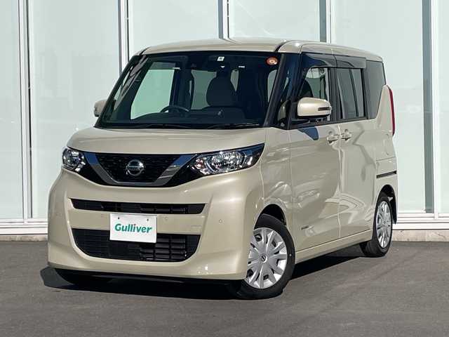 日産 ルークス X 神奈川県 2022(令4)年 0.5万km フローズンバニラパール エマージェンシーブレーキ/全方位カメラ　/純正ＳＤナビ　/フルセグＴＶ　/Ｂｌｕｅｔｏｏｔｈ接続/サーキュレーター　/片側パワースライドドア　/コーナーセンサー　/ＡＢＳ　/横滑り防止装置　/衝突被害軽減システム　/車線逸脱警報システム/ＬＥＤヘッド　/オートライト