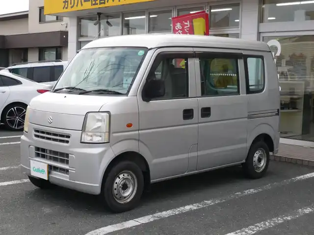 スズキ エブリイ PA 静岡県 2008(平20)年 5.5万km シルキーシルバーメタリック 両側スライドドア/純正フロアマット/ドアバイザー/ヘッドライトレベライザー/スペアキー/保証書/取扱説明書