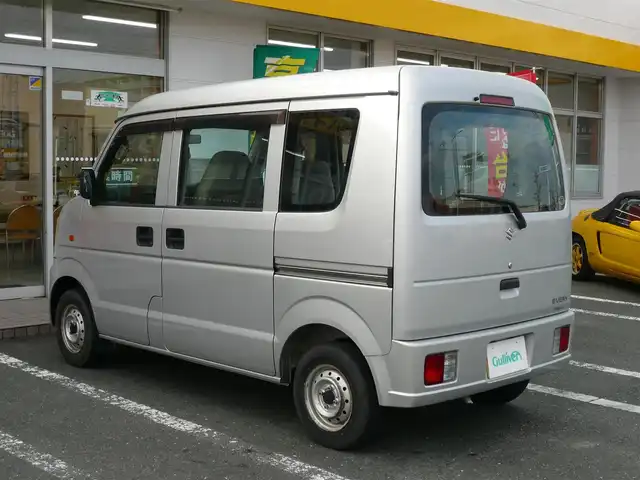 スズキ エブリイ PA 静岡県 2008(平20)年 5.5万km シルキーシルバーメタリック 両側スライドドア/純正フロアマット/ドアバイザー/ヘッドライトレベライザー/スペアキー/保証書/取扱説明書
