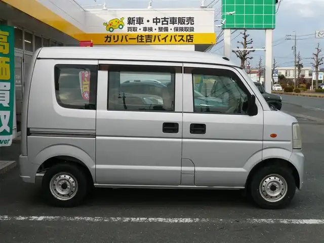 スズキ エブリイ PA 静岡県 2008(平20)年 5.5万km シルキーシルバーメタリック 両側スライドドア/純正フロアマット/ドアバイザー/ヘッドライトレベライザー/スペアキー/保証書/取扱説明書