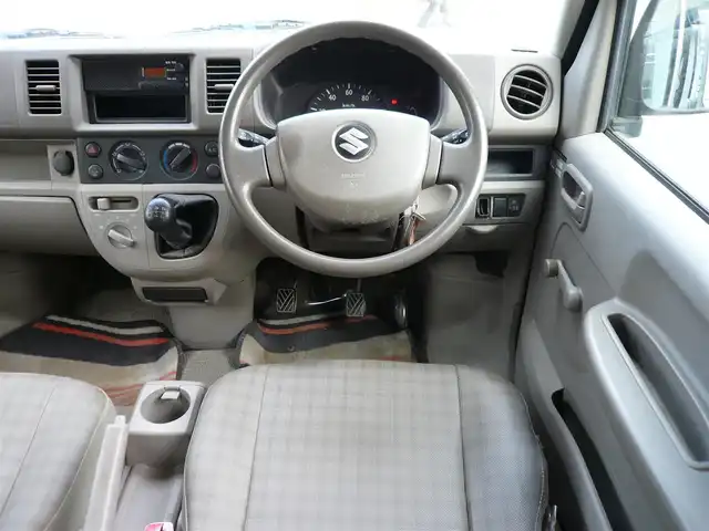 スズキ エブリイ PA 静岡県 2008(平20)年 5.5万km シルキーシルバーメタリック 両側スライドドア/純正フロアマット/ドアバイザー/ヘッドライトレベライザー/スペアキー/保証書/取扱説明書