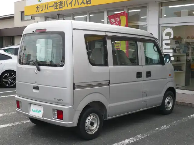 スズキ エブリイ PA 静岡県 2008(平20)年 5.5万km シルキーシルバーメタリック 両側スライドドア/純正フロアマット/ドアバイザー/ヘッドライトレベライザー/スペアキー/保証書/取扱説明書