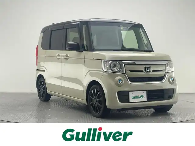 ホンダ Ｎ ＢＯＸ G L ホンダセンシング 兵庫県 2017(平29)年 6.1万km プレミアムアイボリーパール2トーン 社外7型ナビ/フルセグTV/バックカメラ/LEDヘッドライト/ETC/ドライブレコーダー/パワースライドドア/レーダークルーズ/レーダーブレーキ/スマートキー/プッシュスタート/電動ミラー/社外アルミホイール